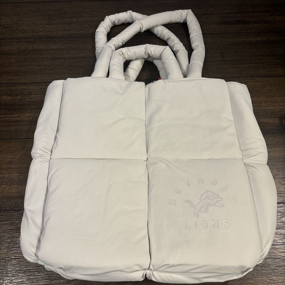 Detroit Lions Padded Tote Bag - Cream